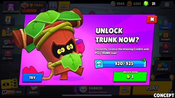 Trunk i Alli